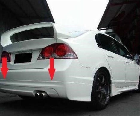 HONDA CIVIC FD6 2006-2011 ARKA TAMPON EK MUGEN